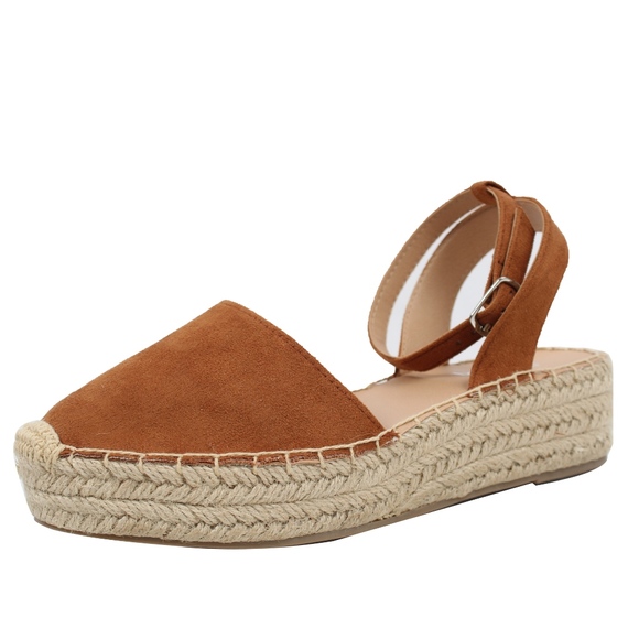 Shoes - SiZe 9 Hazel Crochet Espadrilles Ankle Strap Flatf